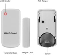 Wolf Guard MC-06A Vezeték Nélküli Ajtó-Ablak Érzékelő, 433MHz, Újracsomagolt 4