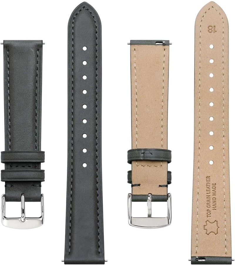 Bisonstrap Elegáns Bőr Óraszíj Gyorskioldással - Férfi és Női Órákhoz - 12-20 mm Méretben Kompatibilis Órafülekkel

AI: Bisonstrap Elegáns B