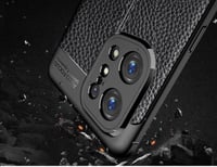 OPPO Find X5 karbon mintás védőtok - CruzerLite fekete ütésálló tok 4