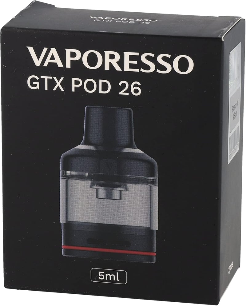Vaporesso GTX 26 üres pod tartály, 5ml-es, 2 darabos csomag