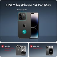 iPhone 14 Pro ESR Armorite edzett üveg képernyővédő fólia szett + kameravédő, 3db 9