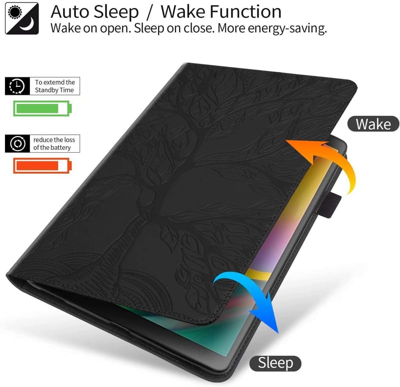 iPad Pro 11" 2020 Fekete Védőtok Automata Ébresztéssel
