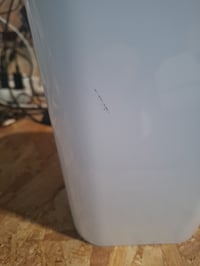 Coș de gunoi cosmetic WENKO Candy, 6 litri, cu capac basculant, pentru baie — defect estetic la suprafață (stare: vezi a doua imagine) 3