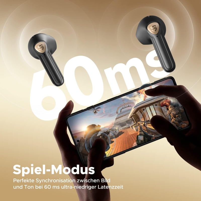 SoundPEATS Air3 Deluxe HS LDAC Hi-Res Bluetooth fülhallgató, ENC mikrofon, 20 órás üzemidő