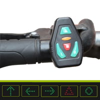Cyklistický batoh eelo Cyglo s LED smerovkami – úplná viditeľnosť a bezpečnosť – zelený 5