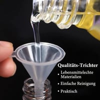 DIDITIME 60 ml Mini Üvegpalack Szett 6 db - Légmentes Fehér Üvegek Olajhoz, Italokhoz, Gyömbér Shotokhoz Tölcsérrel - Szivárgásmentes Utazó  5