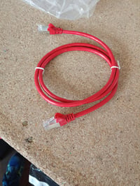 Cablu patch PremiumCord CAT6a S/FTP PIMF 1 m, roșu, conector RJ45, 10 Gbit/s — plasticul conectorului este îndoit (stare: vezi imaginea a 2-a) 2
