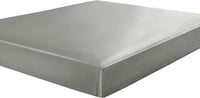 Luxus Szürke Szatén Lepedő 400TC - Mély Matracokhoz (35cm-ig) 1