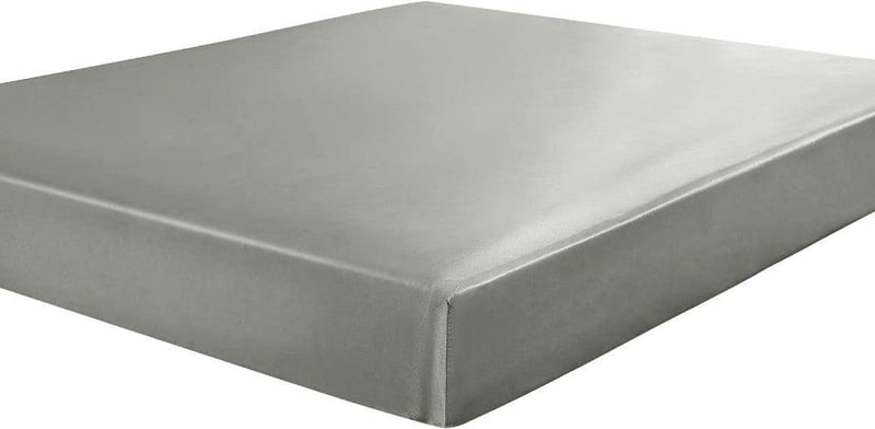 Luxus Szürke Szatén Lepedő 400TC - Mély Matracokhoz (35cm-ig)