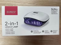 SUNUV UV LED Körömlámpa 48W Gél Körmökhöz LCD Kijelzővel 4 Időzítővel Infravörös Érzékelővel Fekete Körömszárító 9