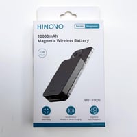 HINOVO MagSafe Powerbank 10000mAh - 20W PD Gyorstöltés iPhone 15/14/13/12 Sorozathoz, Vezeték Nélküli Fém Külső Akkumulátor 9