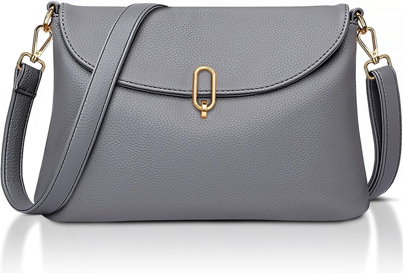 JUYANO Női Kis Méretű Válltáska - PU Bőr Crossbody Táska Állítható Pánttal és Kártyatartóval