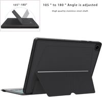 Samsung Galaxy Tab A9+ tok QWERTZ billentyűzettel - 7 színű háttérvilágítás, trackpad, állvány (11") 6