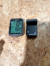 Ciclocomputer wireless Sigma BC 8.0 WL, vitezometru și contor de distanță, negru, utilizat 2