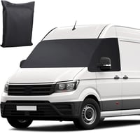 Soekodu Szélvédő Védőborítás VW Grand California 2018-2023 Lakóautókhoz - 600D Vízálló Hővédő Takaró Hó, Jég, Fagy és Por Ellen - Fekete 1