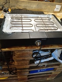 SEVERIN PG 8565 električni stolni roštilj, 2200 W, rešetka od nehrđajućeg čelika, za unutarnju i vanjsku upotrebu, 250°C, LED indikator, crni - rabljeno 3