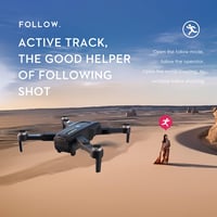 Goolsky LS-38 GPS Drón 6K Kamerával - 5G Wifi, Kefenélküli Motor, Stabilizált Gimbal, FPV Quadcopter, Intelligens Követés, 2 Akkumulátor, Há 5