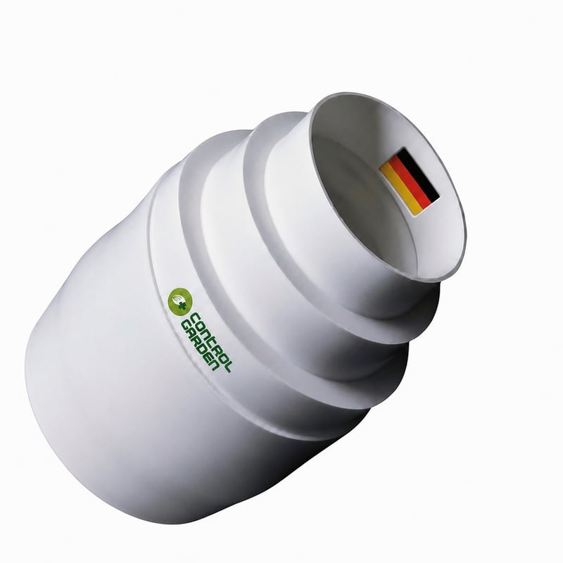 Univerzálna redukcia pre ventilačné systémy Control Garden, biela, Ø 80 100 120 125 150 mm, potrubná spojka pre vzduchotechnické rozvody, 1 ks (originál)
