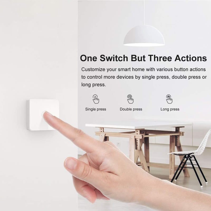 SONOFF SNZB-01 ZigBee okos kapcsoló, 2 db, eWeLink app-pal vezérelhető