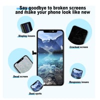 Pachet ecran LCD EFaith pentru iPhone 11 Pro, display tactil Full HD de 5,8 inchi 2