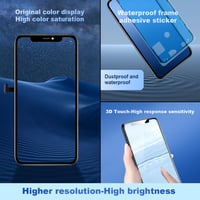 Pachet ecran LCD EFaith pentru iPhone 11 Pro, display tactil Full HD de 5,8 inchi 6
