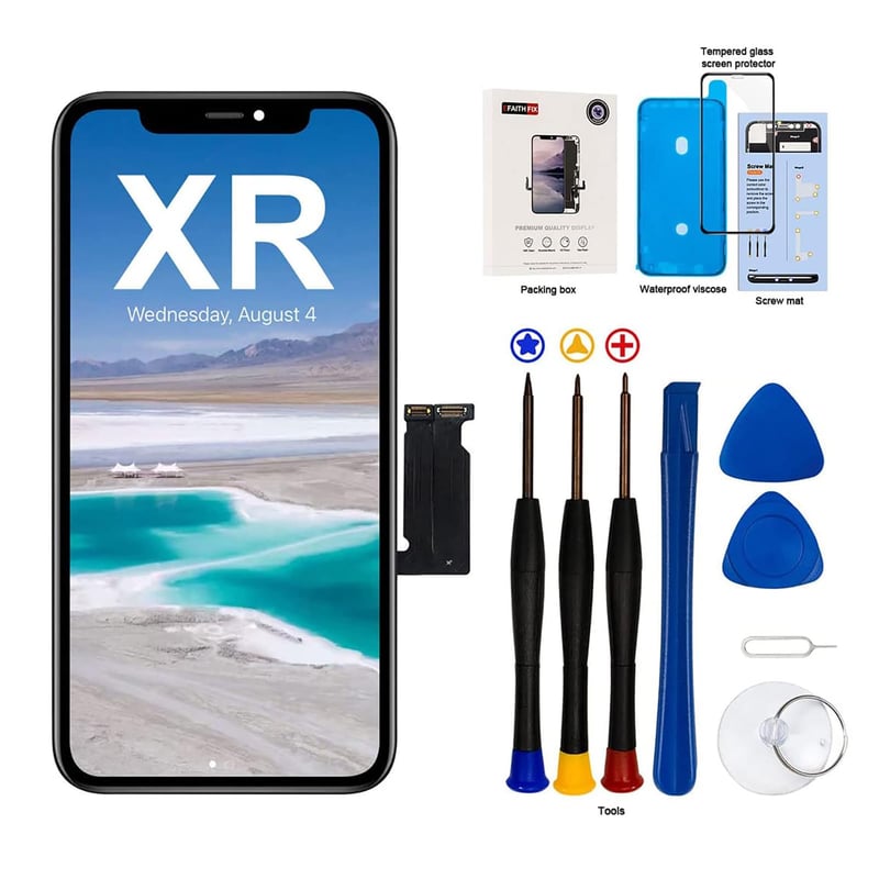 EFaith iPhone XR LCD kijelző csere 6,1 colos érintőképernyő javító készlettel
