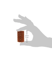Efalock Fém Hajcsavarók - 28 mm Barna Bársonyos Felülettel, 12 db-os Csomag, Hajformázó Eszköz Tartós Göndörítéshez 3