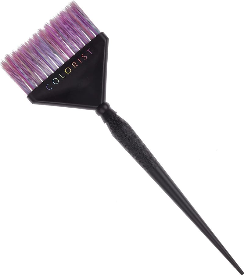 Pensulă Efalock Curcubeu pentru Vopsit Părul - Pensulă Profesională cu Capăt Lat pentru Colorarea Părului, Instrument Ușor de Coafură, 38g