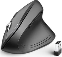 iClever Ergonomikus Vezeték Nélküli Egér 2.4G Vertikális 6 Gomb 2400 DPI 1