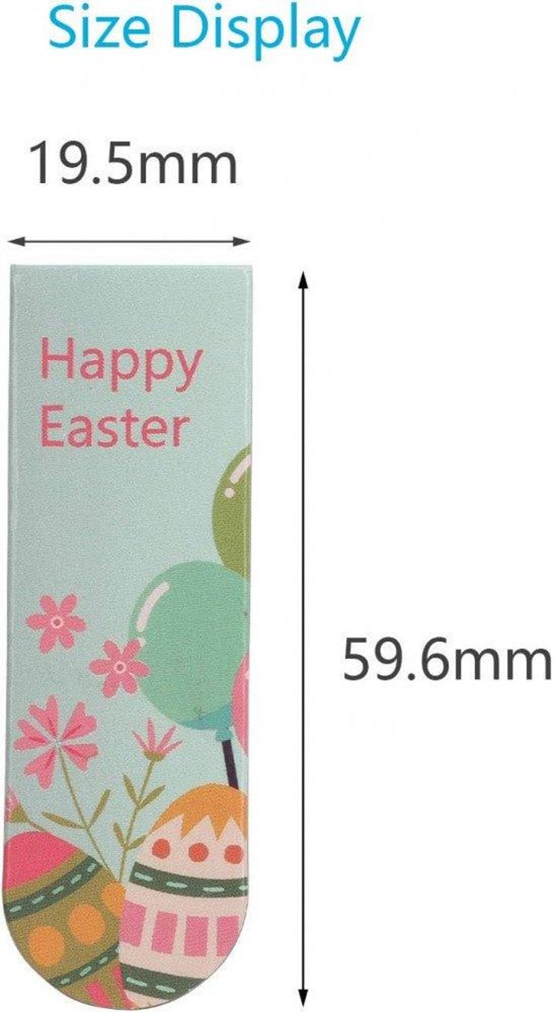 48db Húsvéti Mágneses Könyvjelző Gyerekeknek - Ajándék Szett
