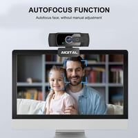 Széles látószögű Full HD webkamera mikrofonnal és takaróval, állvánnyal - PC, laptop 3