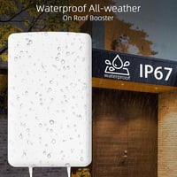 JAOGAUS 5G LTE Kültéri Antenna 18dBi Erősítővel - Nagy Hatótávolságú Jelerősítő 700-4000MHz - 2x10m Kábellel TS9/SMA Csatlakozóval 3G 4G Rou 4