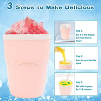 TIK TOK Jégkása Készítő Pohár Kanállal - Házi Smoothie Készítés 4