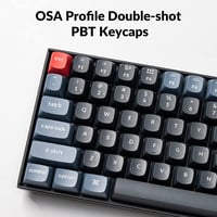 Keychron K2 Pro vezeték nélküli mechanikus billentyűzet, QMK/VIA, cserélhető kapcsolók, 75% elrendezés 7