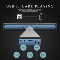 INFIBLA Bluetooth hangprojektor TV-hez és PC-hez, USB és AUX csatlakozással 4