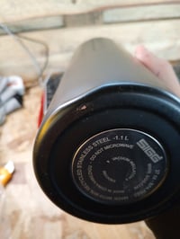 Termos boca SIGG Gemstone IBT Obsidian s čašom 1,1 L - nehrđajući čelik — lagano udubljeno dno, oguljena boja (stanje: vidi 2. sliku) 3