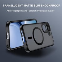 Effcotuo MagSafe mágneses tok Xiaomi Poco X8 Pro 5G - matt áttetsző 5
