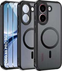Effcotuo MagSafe mágneses tok Xiaomi Poco X8 Pro 5G - matt áttetsző 1
