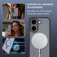 Effcotuo MagSafe mágneses tok Xiaomi Poco X8 Pro 5G - matt áttetsző 7