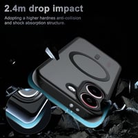 Effcotuo MagSafe mágneses tok Xiaomi Poco X8 Pro 5G - matt áttetsző 3