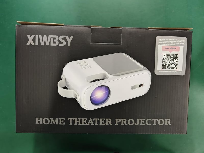 XIWBSY Bluetooth Mini Projektor 2024 - Hordozható Okos Kivetítő