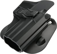 Toc pentru pistol efluky de mărime completă tip paddle, cu eliberare prin trăgaci, unghi reglabil, pentru HK USP 9mm/.40, polimer turnat prin injecție, negru 6
