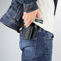 Toc pentru pistol efluky de mărime completă tip paddle, cu eliberare prin trăgaci, unghi reglabil, pentru HK USP 9mm/.40, polimer turnat prin injecție, negru 7