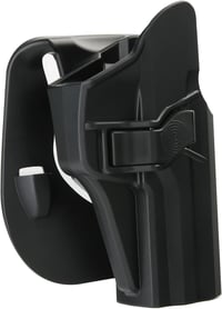 Toc pentru pistol efluky de mărime completă tip paddle, cu eliberare prin trăgaci, unghi reglabil, pentru HK USP 9mm/.40, polimer turnat prin injecție, negru 3