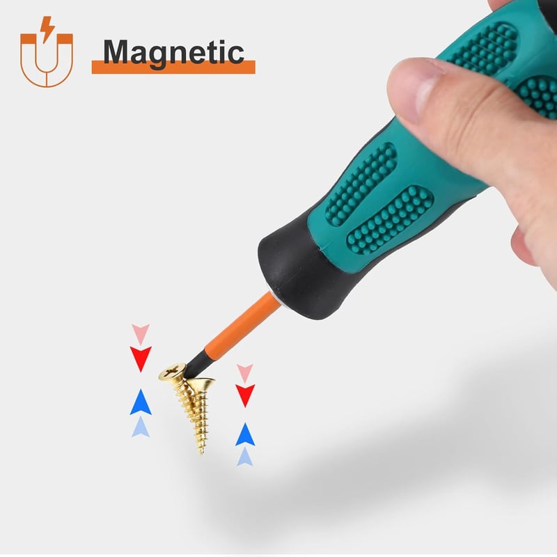 efuturetime 13 darabos Torx csavarhúzó bit készlet 75mm, mágneses hosszú bitek T5-T40, S2 acél csavarbehajtó készlet