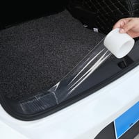 EFUTURETIME Priehľadná ochranná fólia na auto 7 cm x 10 m, samolepiaca ochranná fólia na lak, ochrana prahov dverí a hrán, pre autá, bicykle, motorky a nábytok 3