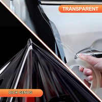 EFUTURETIME Priehľadná ochranná fólia na auto 7 cm x 10 m, samolepiaca ochranná fólia na lak, ochrana prahov dverí a hrán, pre autá, bicykle, motorky a nábytok 5