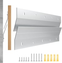 EFUTURETIME Z-kapocs nehézterhelésű akasztó 30 cm, 16°-os dőlésszög, french cleat, alumínium - 1 pár 1