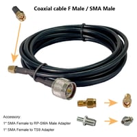 Egasky 9dBi Vanjska Antena Vodafone 5G LTE WiFi 698-3700 MHz 3M Kabel s TS9 SMA RP-SMA Konektorima 2