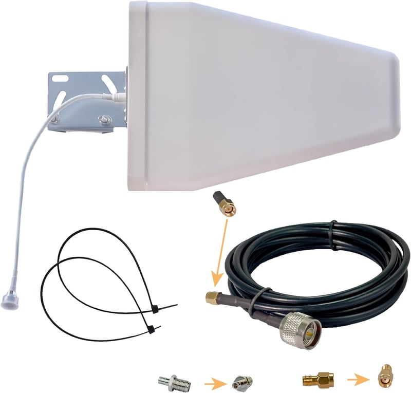 Egasky 9dBi Kültéri Antenna Vodafone 5G LTE WiFi 698-3700 MHz 3M Kábel TS9 SMA RP-SMA Csatlakozókkal